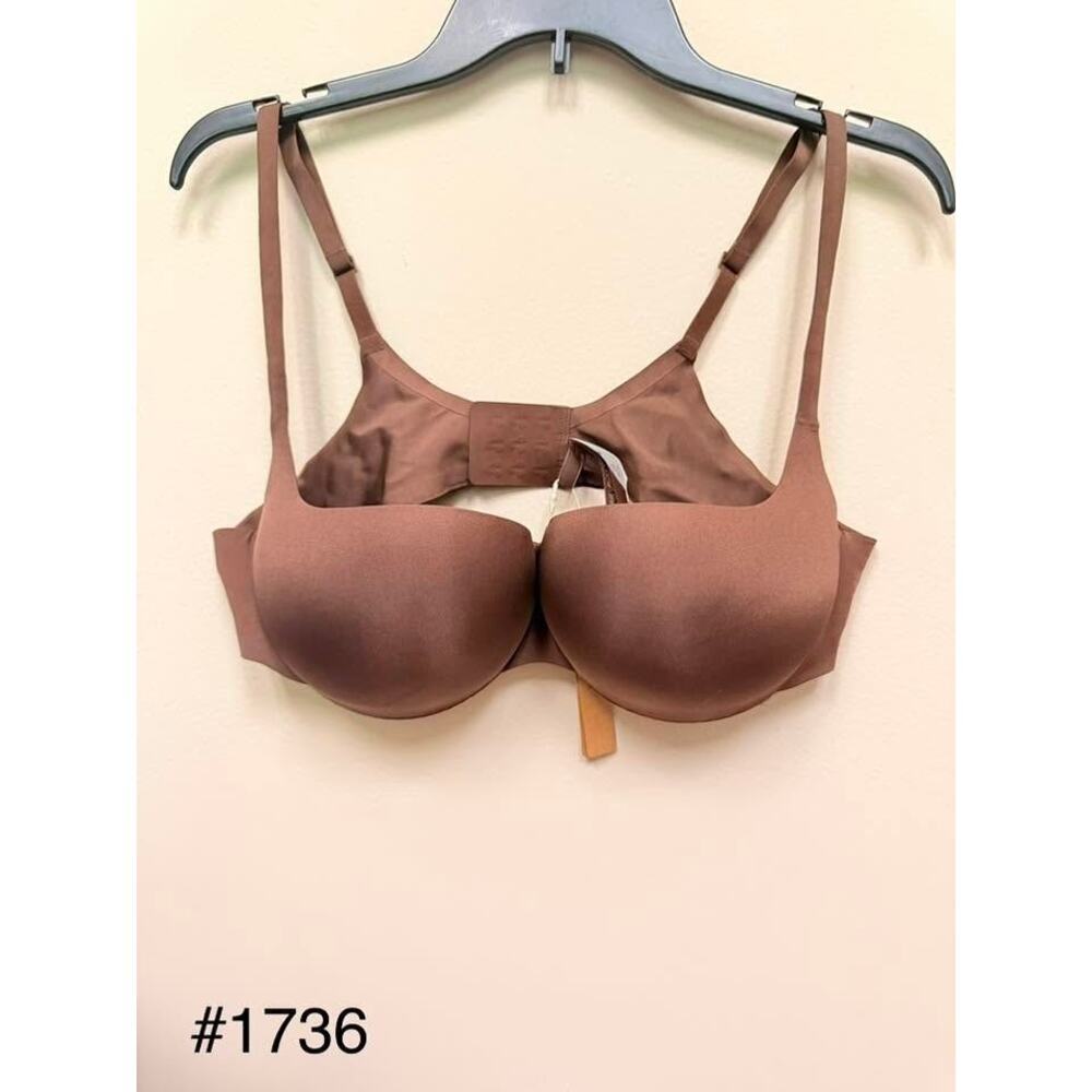 SKIMS Padded Wireless Bra - Cocoa Brown